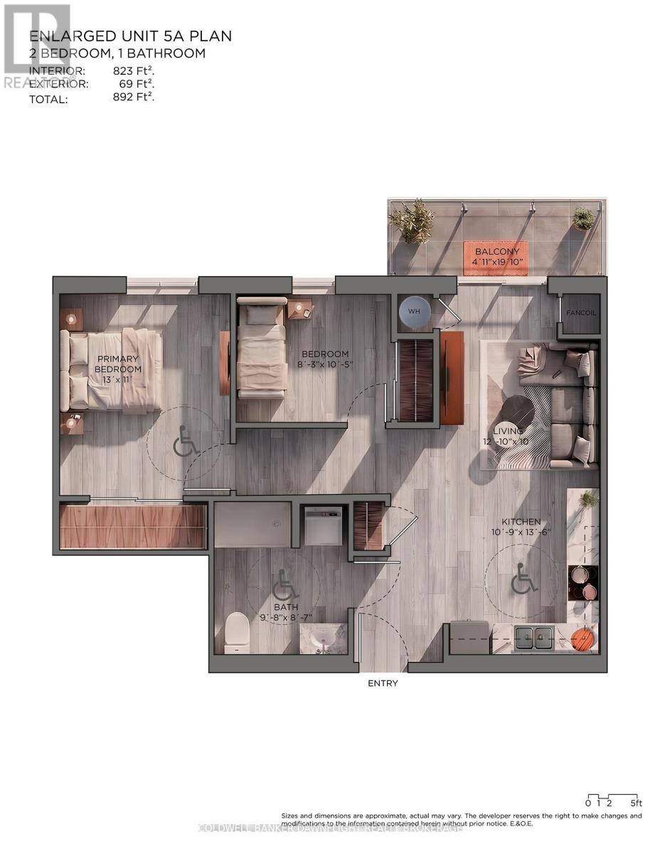 Unit 5A - 104 - 18 CENTRE STREET, Bluewater (Zurich) 3