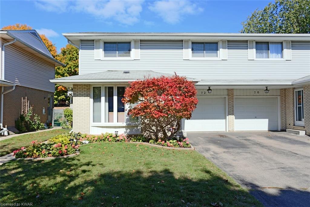 72 Westwood Drive, Kitchener, ON Semi Detached, Single Family